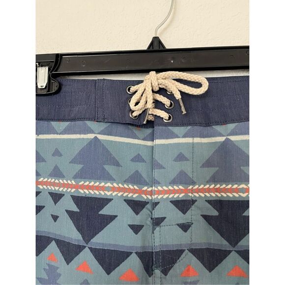Faherty Good Feather 7-inch Boardshort - Six Rivers Turquoise NEW NWT - Picture 2 of 5